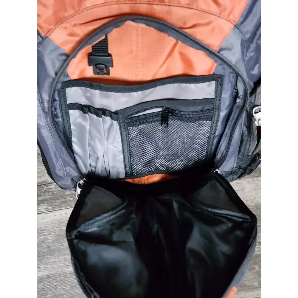 Outdoor Products Morph 8.0 Backpack School Travel Hiking Orange/Grey